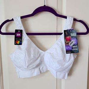 Bali Comfort Revolution Wirefree Bra, size 2X